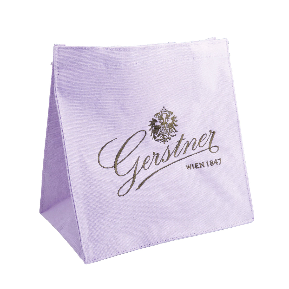 Die Gerstner Cava Bag mit gestickten Logo in Pastell-Lavendel