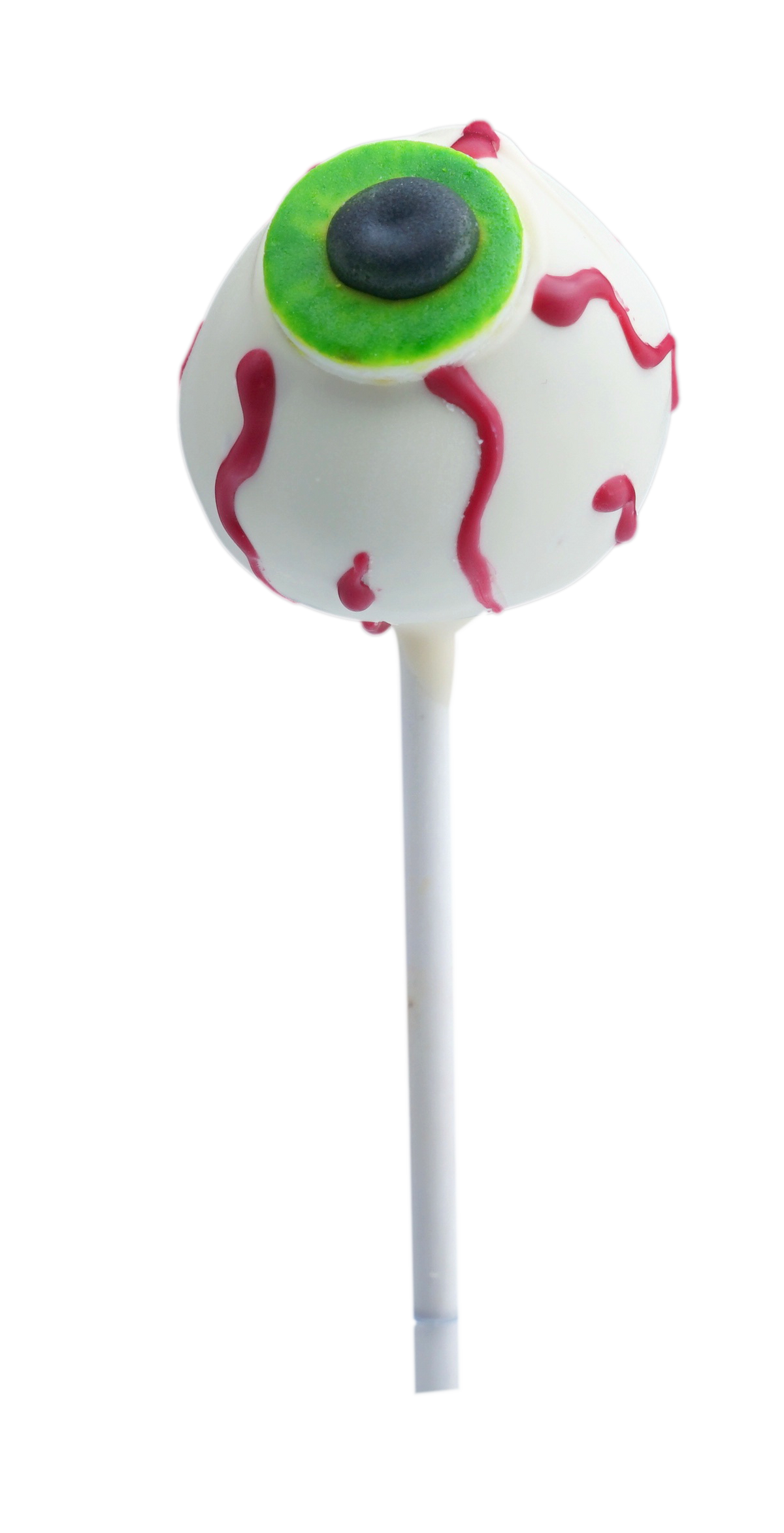 Halloween Cake-Pop im Augapfel-Design