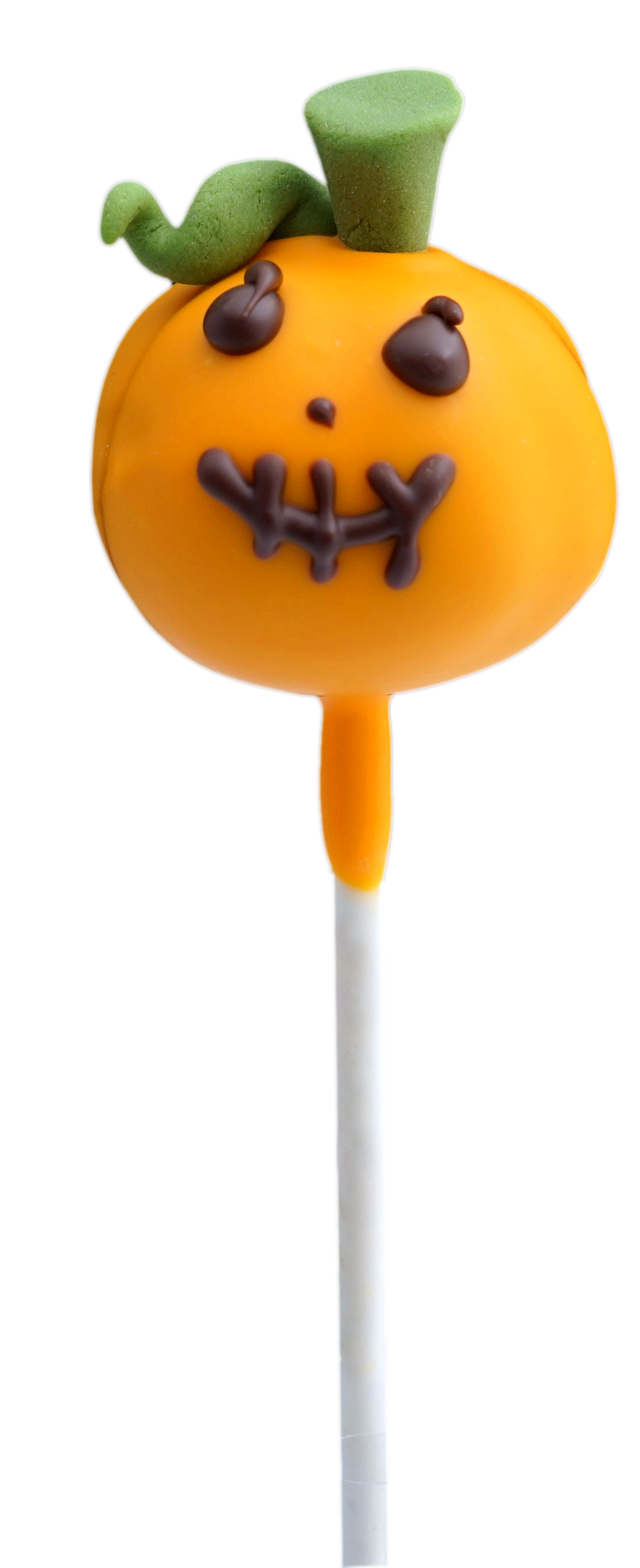 Halloween Cake-Pop im Kürbis-Design