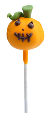 Halloween Cake-Pop im Kürbis-Design