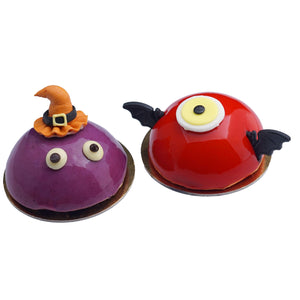 Fruchtige Monstertörtchen mit Dekor