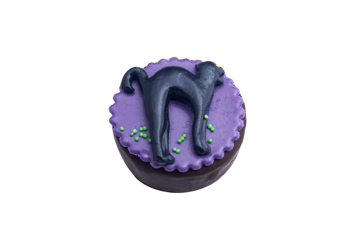 Spooky Halloween Rondo im Schwarze Katze-Design