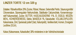 Zutatenliste der Linzer Torte