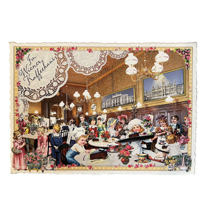 Postkarte im Wiener Kaffeehaus