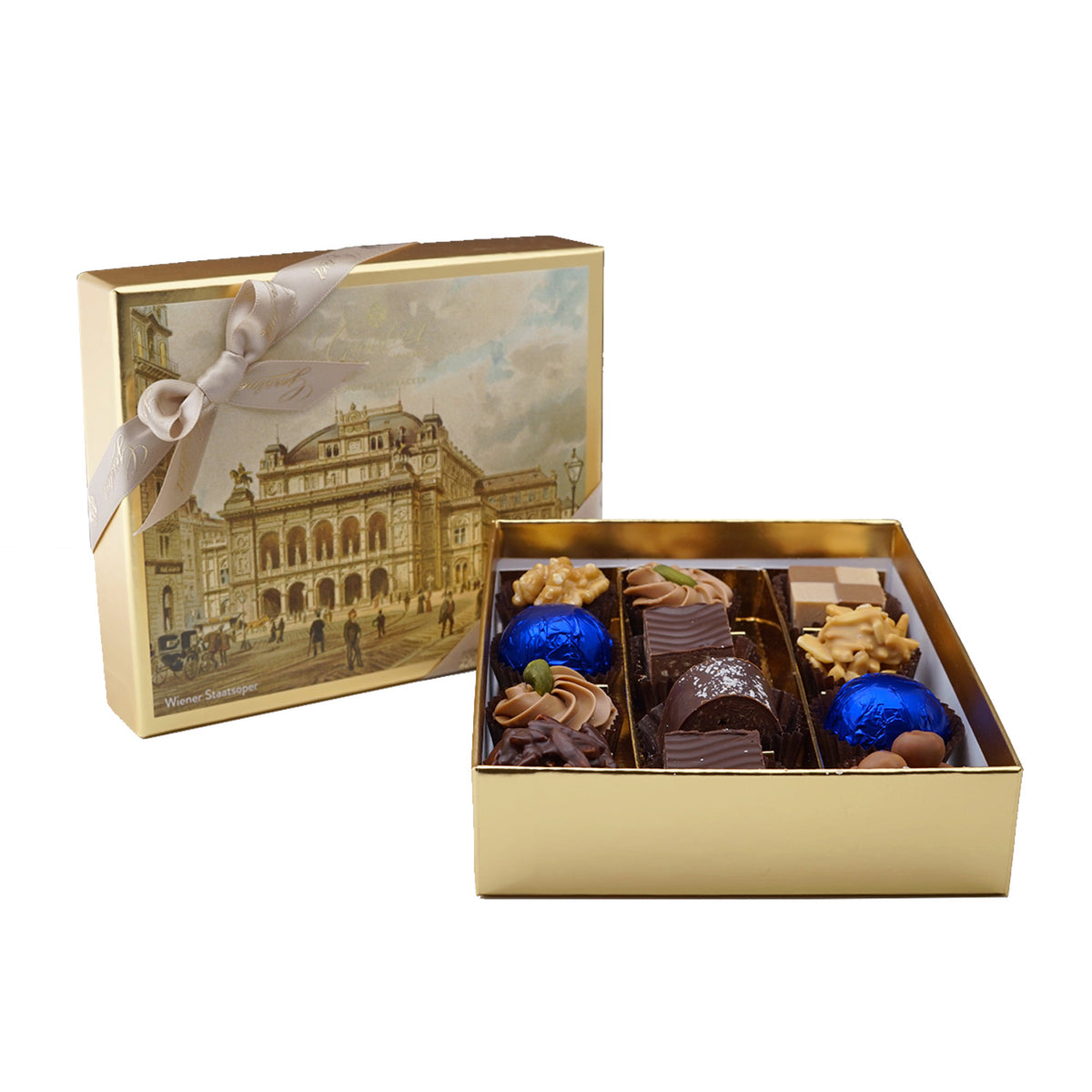 Gerstner Konfekt Traditions Box mit dem Staatsopermotiv