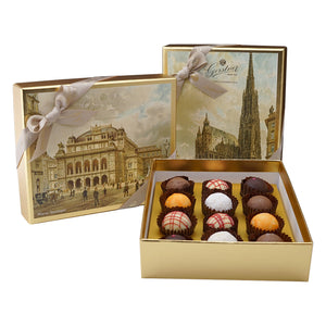 Gerstner Trüffel Traditions Box mit verschiedenen Motiven