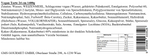 Nährwertetabelle und Zutaten der Veganen Torte