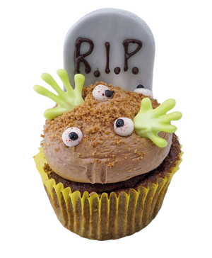 Bild in Slideshow öffnen, Scary Halloween Cupcakes
