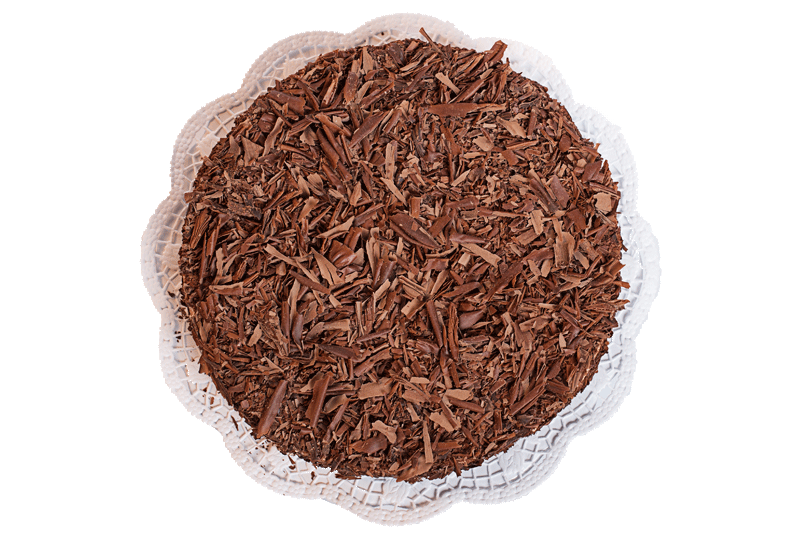 Haus Torte aus der Vogelperspektive