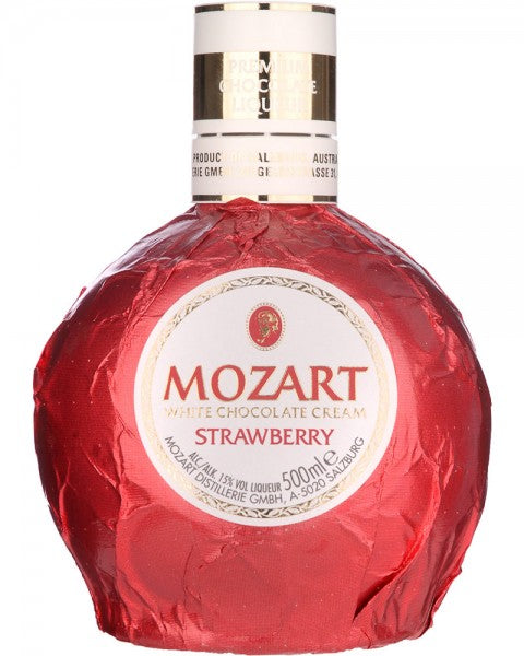 Flaschenbild des Mozartlikör White Chocolate Cream Strawberry